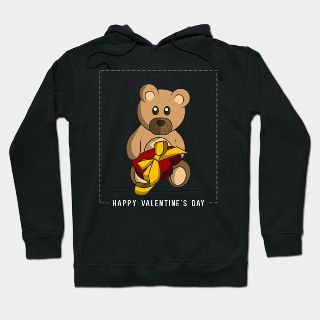 Declaration of Love on Valentine's Day Hoodie by Markus Schnabel